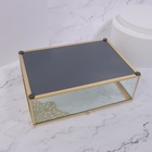 Органайзер для хранения «GREAT», с крышкой, стеклянный, с зеркальным дном, 1 секция, 25 × 17,5 × 8,5 см, цвет прозрачный/медный - Фото 12