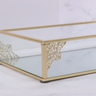 Органайзер для хранения «GREAT», стеклянный, с зеркальным дном, 1 секция, 24 × 14 × 5 см, цвет прозрачный/медный - Фото 6