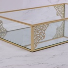 Органайзер для хранения «GREAT», стеклянный, с зеркальным дном, 29×17.5×6 см, цвет медный - Фото 5