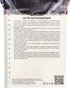 Астра кустарниковая «Питер Пэн», корневище в торфогрунте, р-р I, 1 шт. - Фото 3