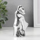 Сувенир керамика "Поцелуй" серебро 11,5 см - Фото 2