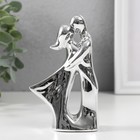 Сувенир керамика "Поцелуй" серебро 11,5 см - Фото 4