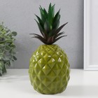 Сувенир керамика "Зелёный ананас" 10х10х22 см - Фото 1