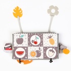 Развивающий складной коврик Крошка Я «Зверята», с книжкой - шуршалкой, 3 в 1 - Фото 11