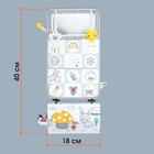 Развивающий складной коврик Крошка Я «Зверята», с книжкой - шуршалкой, 3 в 1 - Фото 6