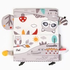 Развивающий складной коврик Крошка Я «Зверята», с книжкой - шуршалкой, 3 в 1 - Фото 8