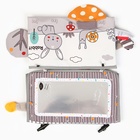 Развивающий складной коврик Крошка Я «Зверята», с книжкой - шуршалкой, 3 в 1 - Фото 9