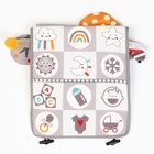 Развивающий складной коврик Крошка Я «Зверята», с книжкой - шуршалкой, 3 в 1 - Фото 10