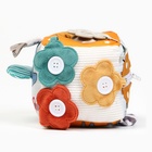 Развивающий бизикубик мягкий Крошка Я «Зверята», погремушка, пищит, шуршит, от 3 мес. - Фото 13