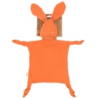 Комфортер - игрушка для сна новорожденных, M&B «Зайка», погремушка, муслин, оранжевый - Фото 5