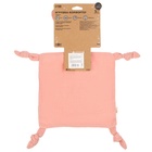 Комфортер - игрушка для сна новорожденных, M&B «Зайка», погремушка, муслин, розовый - Фото 10