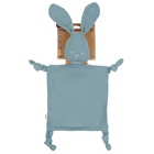 Комфортер - игрушка для сна новорожденных, M&B «Зайка», погремушка, муслин, синий - Фото 5