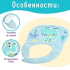 Нагрудник для кормления «Любимый малыш: Дино», непромокаемый, голубой - Фото 4