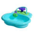 Набор игрушек для купания с ванночкой «Купание зверят», 12 предметов, МИКС - Фото 2