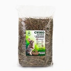 Сено луговое с веточками смородины «Пижон» для грызунов, 20 л, 500 г 9772032