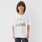 Футболка детская KAFTAN Gussi р. 28 (86-92 см), белый - фото 24618927