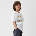 Футболка детская KAFTAN Gussi р. 30 (98-104 см), белый - фото 25375201