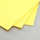 Набор жесткого фетра "Астра" (3 шт) светло-жёлтый, 3 мм, 20х30 см - Фото 3