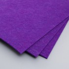 Набор жесткого фетра "Астра" (3 шт) тёмно-фиолетовый, 3 мм, 20х30 см - Фото 3