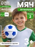 Футбольный мяч ONLYTOP Classic, машинная сшивка, 32 панели, р. 2, EVA - Фото 1