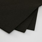 Набор мягкого фетра "Астра" (3 шт) чёрный, 3 мм, 400 гр. 20х30 см - фото 9628019
