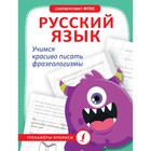 Русский язык. Учимся красиво писать фразеологизмы - фото 299068202