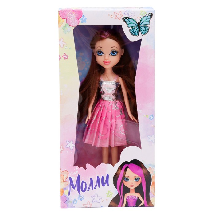Кукла Funky Toys «Молли», с тёмно-розовыми волосами - фото 1906678020
