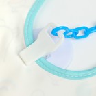 Набор детских слюнявчиков Крошка Я, 4 шт. + подарок, 29×20 см, цвет бирюзовый, серый - Фото 16