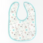 Набор детских слюнявчиков Крошка Я, 4 шт. + подарок, 29×20 см, цвет бирюзовый, серый - Фото 4