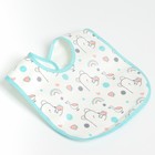 Набор детских слюнявчиков Крошка Я, 4 шт. + подарок, 29×20 см, цвет бирюзовый, серый - Фото 6