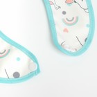 Набор детских слюнявчиков Крошка Я, 4 шт. + подарок, 29×20 см, цвет бирюзовый, серый - Фото 7