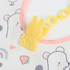 Набор детских слюнявчиков Крошка Я, 4 шт. + подарок, 29×20 см, цвет розовый, серый - Фото 11