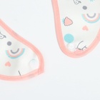 Набор детских слюнявчиков Крошка Я, 4 шт. + подарок, 29×20 см, цвет розовый, серый - Фото 8