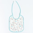 Набор детских слюнявчиков Крошка Я, 4 шт. + подарок, 20×17 см, цвет бирюзовый, серый - Фото 4