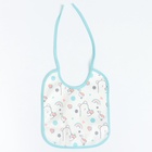 Набор детских слюнявчиков Крошка Я, 4 шт. + подарок, 20×17 см, цвет бирюзовый, серый - Фото 5