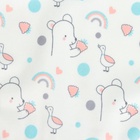 Набор детских слюнявчиков Крошка Я, 4 шт. + подарок, 20×17 см, цвет бирюзовый, серый - Фото 10