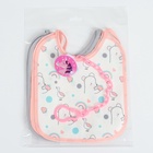 Набор детских слюнявчиков Крошка Я, 4 шт. + подарок, 20×17 см, цвет розовый, серый - Фото 19