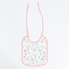 Набор детских слюнявчиков Крошка Я, 4 шт. + подарок, 20×17 см, цвет розовый, серый - Фото 4