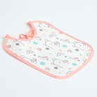 Набор детских слюнявчиков Крошка Я, 4 шт. + подарок, 20×17 см, цвет розовый, серый - Фото 7