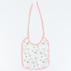 Набор детских слюнявчиков Крошка Я, 3 шт. + подарок, 20×17 см, цвет бирюзовый, розовый, серый - Фото 14