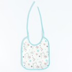 Набор детских слюнявчиков Крошка Я, 3 шт. + подарок, 20×17 см, цвет бирюзовый, розовый, серый - Фото 16