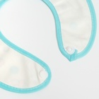 Набор детских слюнявчиков Крошка Я, 3 шт. + подарок, 29×20 см, цвет бирюзовый, розовый, серый - Фото 8