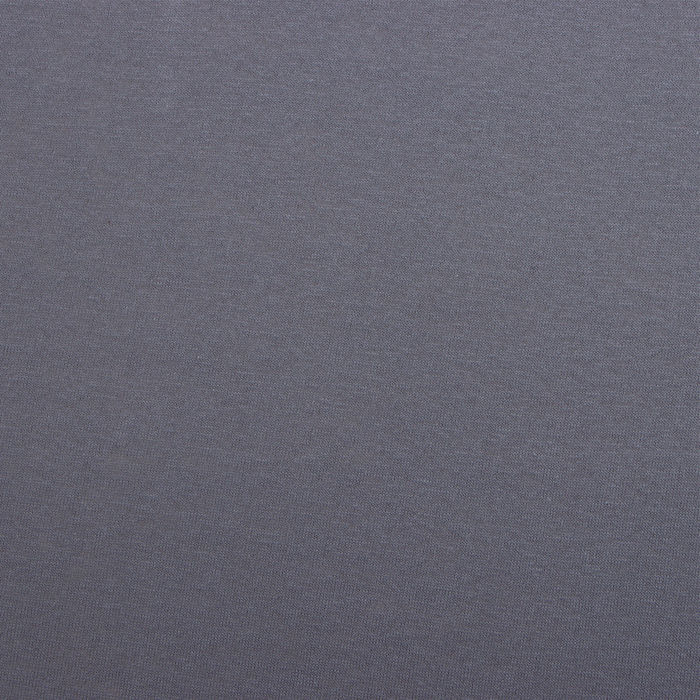 Трикотажная простыня на резинке 140х200х20см серый кулирка, 120г/м хл100%
