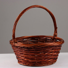 Корзина плетёная для хранения «Плейт», ива, коричневая, набор 3 шт. - Фото 3