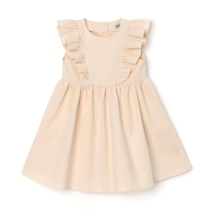 Платье для девочки MINAKU, цвет молочный, рост 104 см - фото 1927102759
