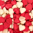 Глазурь кондитерская "Сердечки": красная, белая, 75 г - Фото 1