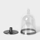 Бокал одноразовый для вина «Кристалл», 200 мл, пластик, с металлизированными каемками, прозрачный - Фото 6