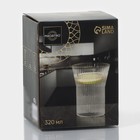 Стакан Magistro «Грани», 320 мл, 8.5×11 см, боросиликатное стекло, прозрачный - Фото 4