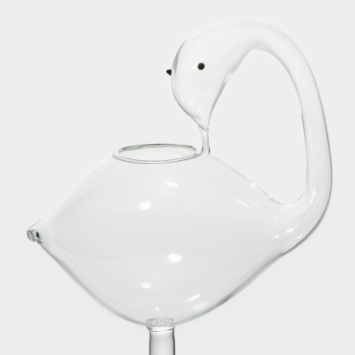 Бокал стеклянный Magistro «Лебедь», 170 мл, 12×7×20 см
