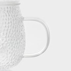 Кружка для заваривания Magistro «Сара» с крышкой, 360 мл, 12×9×10.1 см - Фото 4